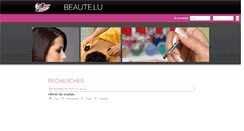 Desktop Screenshot of beaute.lu
